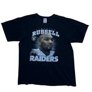 Vintage Y2K JaMarcus Russell Raiders NFL Players Graphic T-Shirt L